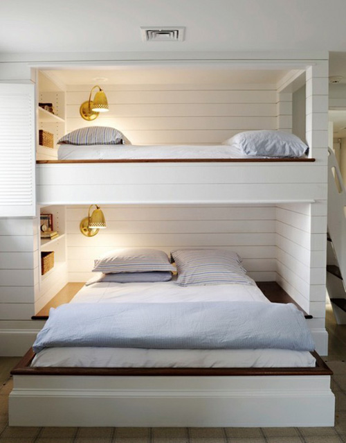 aesthetic bunk bed room